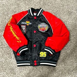 Kids lightening McQueen Disney jacket.